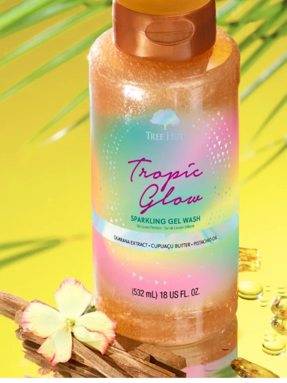 The Hut Tropic Glow Sparkling Gel Wash